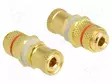 ADAPTERI - BANAANILIITIN PISTORASIA,MOLEMMIN PUOLIN - 9,5MM - Muut audio-videokaapelit - DELOCK-64145 - 1