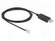 ADAPTERI - RJ12 LIITIN,USB A PISTOKE - 2M - USB 2.0 - Tietokonekaapelit ja -adapterit - DELOCK-66735 - 1