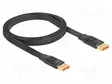 KAAPELI - DISPLAYPORT-PISTOKE,MOLEMMIN PUOLIN - DISPLAYPORT 1.4 - HDMI, DVI, DisplayPort johdot - DELOCK-81005 - 1