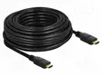 KAAPELI - HDMI-PISTOKE,MOLEMMIN PUOLIN - PIT: MUSTA - 26AWG - HDMI, DVI, DisplayPort johdot - DELOCK-85285 - 1