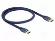 KAAPELI - HDMI-PISTOKE,MOLEMMIN PUOLIN - TEKSTIILI - PIT: 0,5M - HDMI, DVI, DisplayPort johdot - DELOCK-85445 - 1