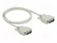 KAAPELI - D-SUB 15PIN PISTOKE,MOLEMMIN PUOLIN - PIT: 1M - BEIGE - Tietokonekaapelit ja -adapterit - DELOCK-85975 - 1