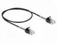 PATCH KAAPELI - U/UTP - CAT 6A - RJ45-PISTOKE,MOLEMMIN PUOLIN - 0,5M - RJ45 Ethernet kaapelit - DELOCK-87015 - 1
