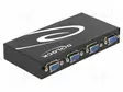 SWITCH - KAKSISUUNTAINEN - FULL HD 1080P - MUSTA - METALLI - HDMI, DVI, DisplayPort johdot - DELOCK-87635 - 2