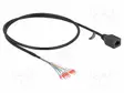 RJ45 ADAPTER - RJ45 SOCKET,1PIN PIN HEADER X8 - 0.5M - PVC - MUSTA - RJ45 Ethernet kaapelit - DELOCK-88005 - 1