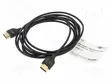 KAAPELI - HDMI-PISTOKE,MOLEMMIN PUOLIN - 3M - MUSTA - LANKA: CCS - HDMI, DVI, DisplayPort johdot - GOOBAY-75295 - 1