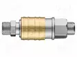 QUICK CONNECTION COUPLING - BRASS - APPLICATION: FOR COMPRESSOR - Pneumatiikkatyökalut ja tarvikkeet - NEO-12-645 - 1