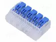 PIKALIITIN - 32A - 600V - JOHTOON - JOUSIPURISTIN - 0,14÷4MM2 - NAVAT: 1 - WAGO ja muut pikaliittimet - SCL5 - 1