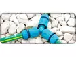 CELLFAST - GARDEN HOSE 2-WAY CONNECTOR - 1/2" - 5/8" - Puutarhaletkut, liittimet ja kastelu - CF50-205 - 3