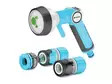 CELLFAST - SET WITH 4-FUNCTIONAL HAND SPRINKLER - ERGO - 3/4" - Puutarhaletkut, liittimet ja kastelu - CF53-545 - 1