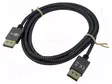 KAAPELI - DISPLAYPORT-PISTOKE,MOLEMMIN PUOLIN - PVC - 2M - LANKA: CU - HDMI, DVI, DisplayPort johdot - GOOBAY-77445 - 1