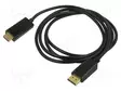 KAAPELI - DISPLAYPORT-PISTOKE,HDMI-PISTOKE - 1,8M - MUSTA - HDMI, DVI, DisplayPort johdot - AK-AV-05 - 1