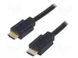 KAAPELI - HDMI-PISTOKE,MOLEMMIN PUOLIN - HDMI 2.0 - 3M - MUSTA - HDMI, DVI, DisplayPort johdot - CHB005 - 1