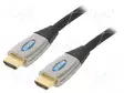 KAAPELI - HDMI-PISTOKE,MOLEMMIN PUOLIN - TEKSTIILI - HDMI 1.3 - 4,5M - HDMI, DVI, DisplayPort johdot - CCPB-HDMI-15 - 1