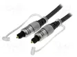 KAAPELI - TOSLINK-PISTOKE,MOLEMMIN PUOLIN - 0,5M - Muut audio-videokaapelit - TCV4510-0.5 - 1
