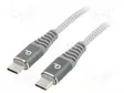 KAAPELI - CABLEXPERT - USB 2.0 - USB C PISTOKE,MOLEMMIN PUOLIN - USB kaapelit ja adapterit - CC-USB2B-CMCM601.5 - 1