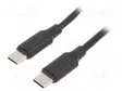 KAAPELI - CABLEXPERT - USB 2.0 - USB C PISTOKE,MOLEMMIN PUOLIN - USB kaapelit ja adapterit - CC-USB2-CMCM60-1.5 - 1