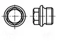 KIERTEITETTY KYTKIMEN HATTU M12 - 1,5 - HAPONKESTÄVÄ TERÄS A4 - 13MM - Mutterit - B12BN1685 - 1