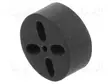 KOROKEHOLKKI - LED - ULKOØ: 6,5MM - ØLED: 5MM - PIT: 0,89MM - MUSTA - Asennustarvikkeet - ELM3-035 - 1