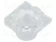 LED-LINSSI - NELIÖMAINEN - PLEXIGLASS PMMA - LÄPINÄKYVÄ - 152÷174° - Linssit LEDeille - C13055 - 2