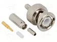 LIITIN: BNC - PISTOKE - UROS - SUORA - 50OHM - PURISTETTAVA - PTFE - BNC liittimet - 031-315 - 2