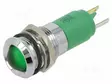 MERKKIVALO: LED - VIHREÄ - 24VDC - 24VAC - Ø14MM - Merkkivalot ja pienoislamput - 192A0355 - 1