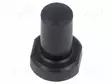 NÄPPÄIN - EI OLE - PYÖREÄ - MUSTA - Ø6,5MM - H: 22,5MM - TACT mikrokytkimet - MEC1S09-22.5 - 1