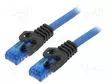 PATCH KAAPELI - U/UTP - CAT 6A - RJ45-PISTOKE,MOLEMMIN PUOLIN - CU - RJ45 Ethernet kaapelit - CPP025 - 1