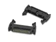 PCB HEADER CONNECTOR, STRAIGHT, WITH LATCHES, 2.54mm, 20P GOLD - Lattakaapeliliittimet piirilevylle - CC045 - 1