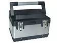 STAINLESS STEEL TOOLBOX WITH ALUMINIUM HANDLE - 380 x 270 x 225mm - Työkalulaukut ja säilytyslokerot - OTBA5 - 1