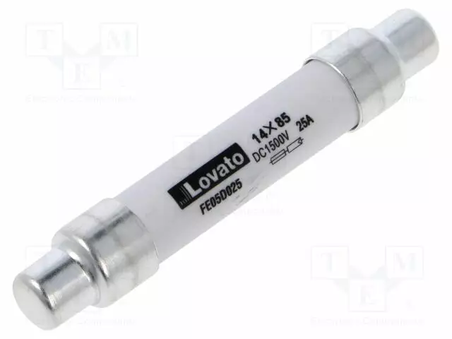 25A - 1,5KVDC - GPV - 10X85MM - Muut teollisuussulakkeet - FE05D025 - 1