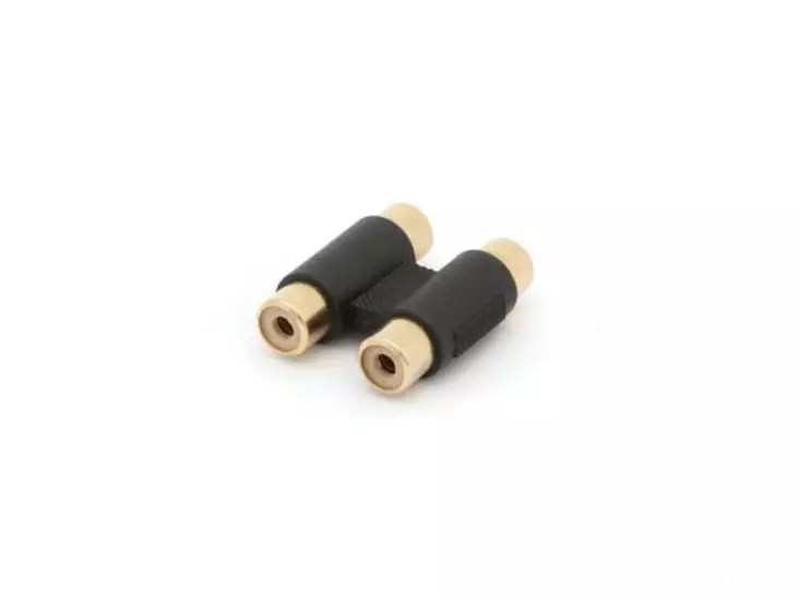 2xRCA NAARAS - 2xRCA NAARAS ADAPTERI KULLATTU - Plugit ja jakit - CAA45 - 1