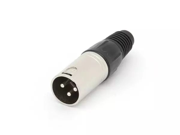 3P XLR PLUG, NICKEL - Plugit ja jakit - CA095 - 1