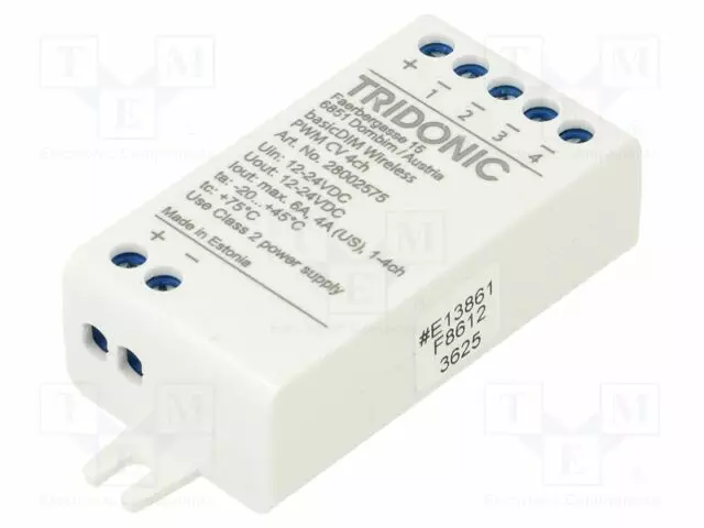 4-KANAVAINEN OHJAIN - SMART HOME - 12÷24VDC - PWM - IP20 - -20÷45°C - Rakennusautomatiikka - 28002575 - 1