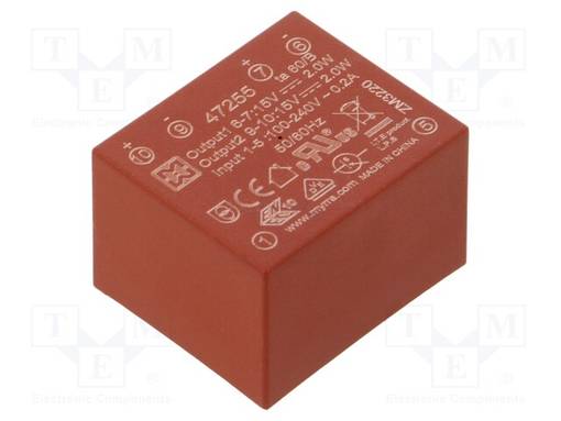 AC/DC MUUNNIN - 4W - TULOJÄNNITE 85÷265VAC,120÷370VDC - LÄHTÖJÄNNITE 15VDC - 73% - AC/DC muuntimet - MYRRA-47255 - 1