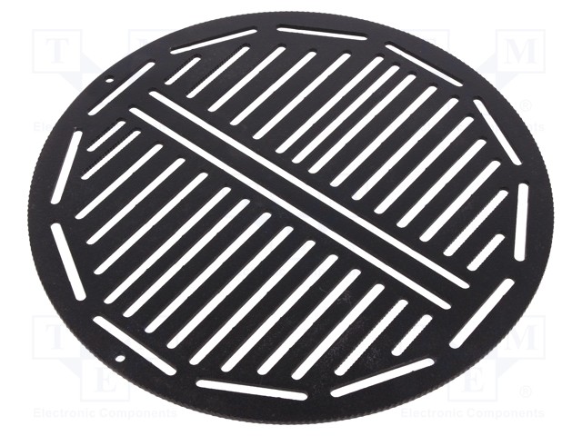 ALUSTA - MUSTA - Ø170X3MM - SARJA: MEKAANISET KOMPONENTIT - Robottialustat ja kotelot - DF-FIT0175 - 1