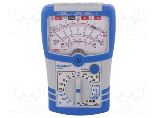 ANALOGISET YLEISMITTARIT - ANALOGINEN - VDC MITTAUKSEN TARKK: ±3% - Analogiset yleismittarit - PKT-P3385 - 1