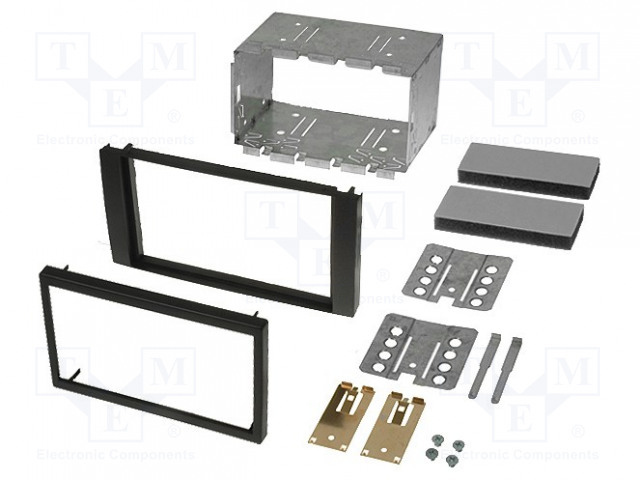 AUTORADION KEHYS - FORD - 2 DIN - MUSTA - Kehykset autoradioille - RAM-40.153.5 - 1