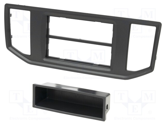 AUTORADION KEHYS - MAN,VW - 2 DIN - MUSTA - Kehykset autoradioille - RAM-40.1035 - 1