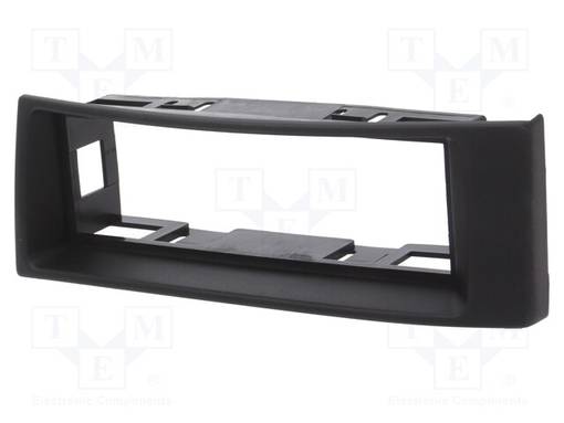 AUTORADION KEHYS - RENAULT - 1 DIN - MUSTA - Kehykset autoradioille - RAM-40.615 - 1