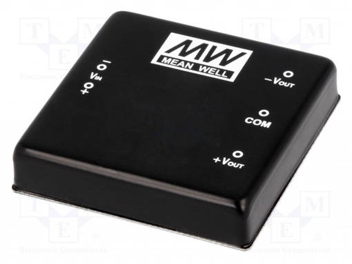 DC/DC MUUNNIN - 15W - TULOJÄNNITE 18÷36VDC - LÄHTÖJÄNNITE -5VDC,5VDC - ULÄH2: -5VDC - DC/DC muuntimet - DKE15B-05 - 1