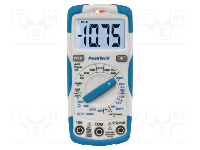 YLEISMITTARI - LCD - 3,5 NUMEROA (2000) - VAC: 200V,600V - Digitaaliyleismittarit - PKT-P1075 - 1