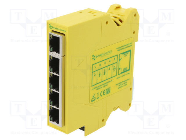 ETHERNET KYTKIN - PORTTIEN LUKU: 5 - 5÷30VDC - RJ45 - Teollisuusverkot - SW-515 - 1
