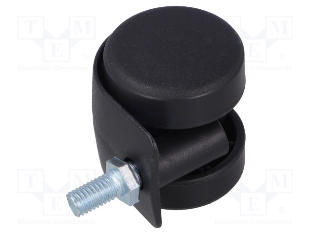 HUONEKALUPYÖRÄ - Ø: 40MM - H: 44MM - VÄÄNTÖ-KARALLA - 40KG - POLYAMIDI - Kuljetuspyörät - JPN-040-M8X15 - 1