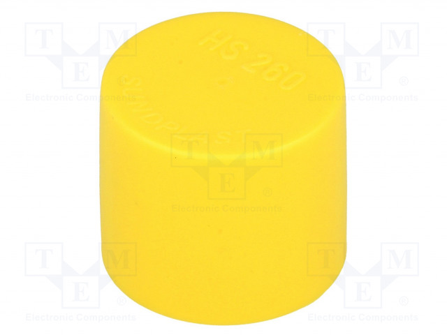 HYLSY - RUNKO: KELTAINEN - SISÄØ: 35,5MM - H: 16,5MM - LDPE - PAINETTAVA - Tapit ja hylsyt - HS355 - 1