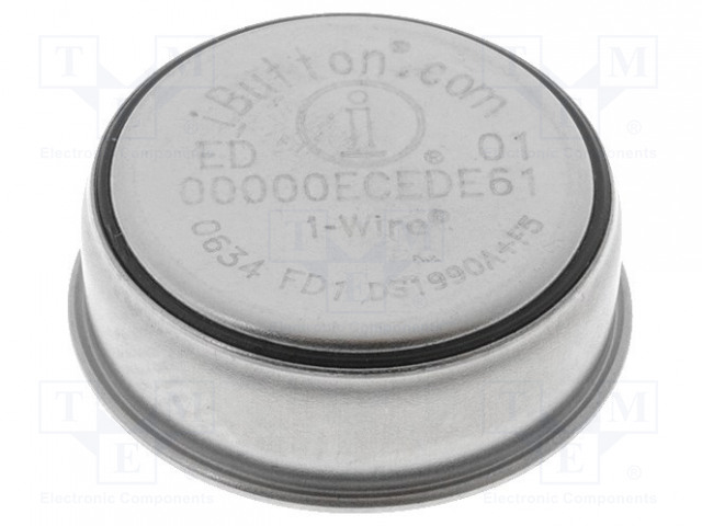 IC: MUISTI - ROM - 8BROM - IBUTTON F5 - RINNAKKAIS-2,8÷6VDC - Muut muistit - mikropiirit - DS1990A-F5 - 1