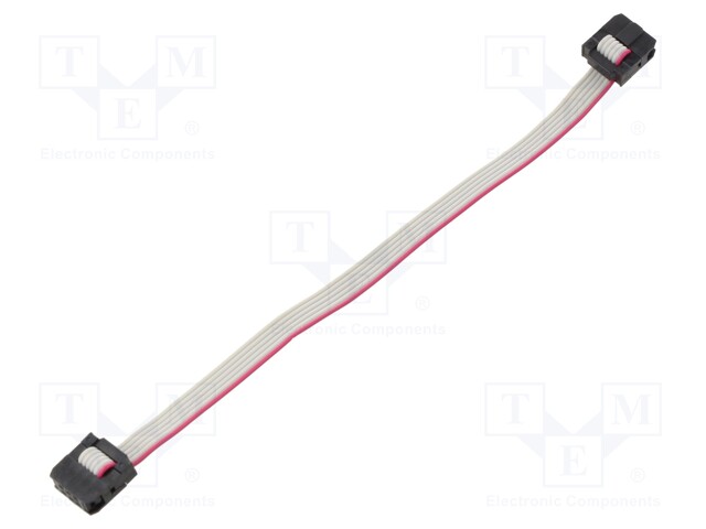 IDC-LIITTIMILLÄ VARUSTETTU NAUHAKAAPELI - R.NAUHAN: 1MM - 0,15M - IDC liittimillä varustetut nauhakaapelit - DS1052-01-06MA2015 - 1