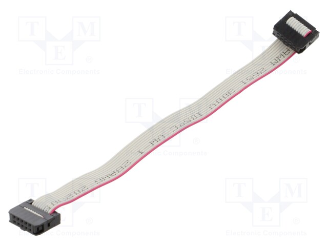 IDC-LIITTIMILLÄ VARUSTETTU NAUHAKAAPELI - R.NAUHAN: 1MM - 0,15M - IDC liittimillä varustetut nauhakaapelit - DS1052-01-10MA2015 - 1