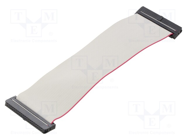 IDC-LIITTIMILLÄ VARUSTETTU NAUHAKAAPELI - R.NAUHAN: 1MM - 0,15M - IDC liittimillä varustetut nauhakaapelit - DS1052-01-40MA2015 - 1