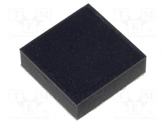 ITSELIIMAUTUVA JALKA - MUSTA - KUMI - Y: 8MM - X: 8MM - Z: 2,5MM - Koteloiden lisätarvikkeet - SF-0808025 - 1